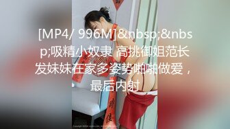 [MP4/ 996M]&nbsp;&nbsp;吸精小奴隶 高挑御姐范长发妹妹在家多姿势啪啪做爱，最后内射