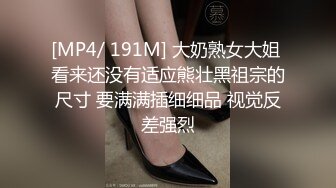 [MP4/ 191M] 大奶熟女大姐 看来还没有适应熊壮黑祖宗的尺寸 要满满插细细品 视觉反差强烈