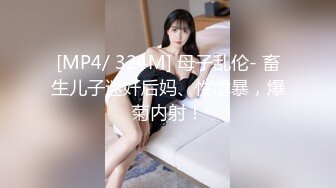 [MP4/ 324M] 母子乱伦- 畜生儿子迷奸后妈、性虐暴，爆菊内射！