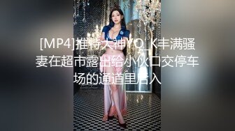 [MP4]推特大神YQ_K丰满骚妻在超市露出给小伙口交停车场的通道里后入