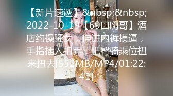 【新片速遞】&nbsp;&nbsp;2022-10-19【69口嗨哥】酒店约操骚女，伸进内裤摸逼，手指插入扣弄，肥臀骑乘位扭来扭去[552MB/MP4/01:22:41]